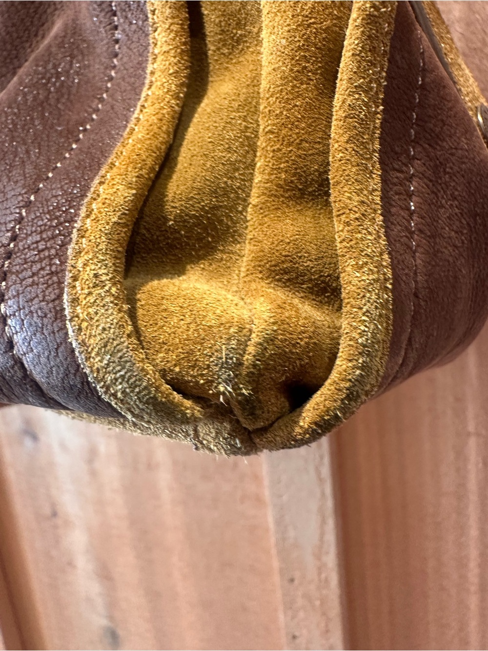 Jerome Dreyfuss Raoul Brown Suede Satchel - Picture 6 of 13